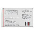 オクスカーブ, オクスカルバゼピン 150mg 錠 (Protec) 箱裏面