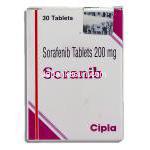 ソラフェニブ Soranib, ネクサバール ジェネリック, ソラフェニブ 200mg (Cipla)