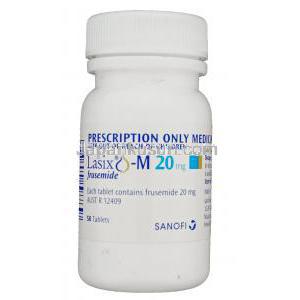 ラシックス，フロセミド 20mg 製造元：Sanofi