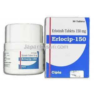 エルロシップ Erlocip , タルセバ ジェネリック,  エルロチニブ  150mg (Cipla)