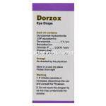 ドルゾラミド（トルソプトジェネリック）, Dorzox,  点眼薬 (Cipla) 成分