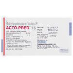 メチルプレドニゾロン（メドロールジェネリック）, Acto-Pred, 16mg 錠 (Ferring) 製造者情報