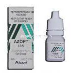 エイゾプト Azopt, ブリンゾラミド 1 % x 5ml 点眼薬 (Alcon)