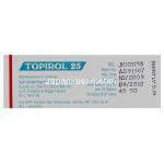 トピロール Topirol, トピナ ジェネリック, ト ピラマート25mg 錠 (Sun Pharma) 製造者情報