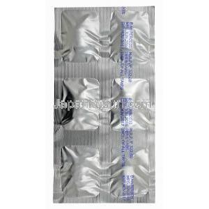 セロキシム XP (セフロキシム/ クラブラン酸) 625mg 錠剤裏面