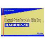 ラビシップ Rabicip, パリエットジェネリック, ラベプラゾール 10mg 錠 (Cipla) 箱