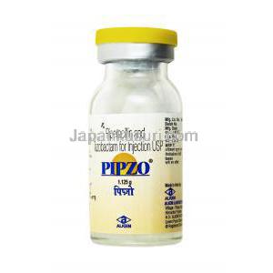 ピプゾ 注射 (ピペラシリン/ タゾバクタム) 1.125gm ボトル