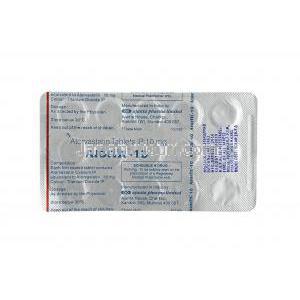 アトルフィット (アトルバスタチン) 10mg 錠剤裏面