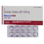 エトドラク （オステラック / ハイペン ジェネリック）,  Eleva 400MG 錠 (IPCA)