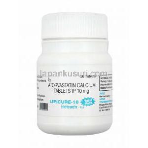 リピキュア (アトルバスタチン) 10mg 容器