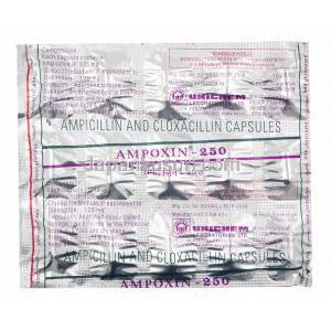 アンポキシン (アンピシリン/ クロキサシリン) 250mg カプセル