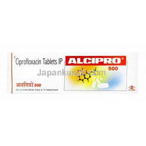 アルシプロ (シプロフロキサシン) 500mg 箱