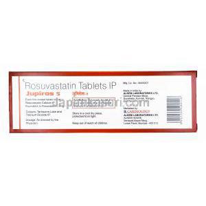 ジュピロス (ロスバスタチン) 5mg 製造元