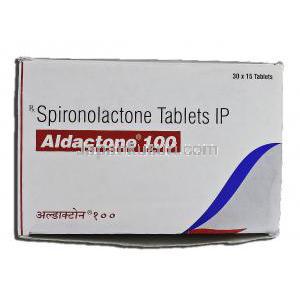 アルダクトン 100 Aldactone 100, スピロノラクトン, 100mg, 錠 箱