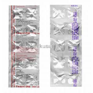 ツァート (テルミサルタン) 20mg 錠剤