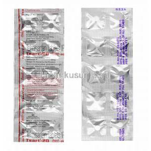 ツァート (テルミサルタン) 20mg 錠剤