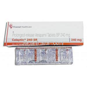 カラプチン Calaptin, ベラパミル 240mg 錠 (Piramal Nicholas)