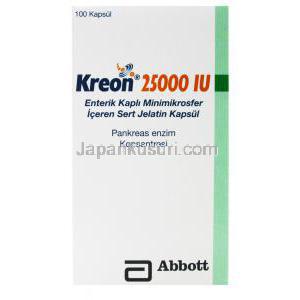 クレオン,25,000IU カプセル,製造元：Abbott, 箱