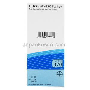 アルトラビスト, イオプロミド, 370mg, 100ml 箱側面