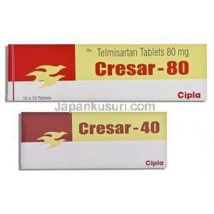 クレサー, テルミサルタン 40mg / 80mg 錠 (Cipla)