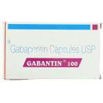 ガバンチン Gabantin, ガバペンチン 100mg カプセル (Sun Pharma) 箱