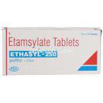 エタンシラート, エタシル Ethasyl 250mg 錠 箱