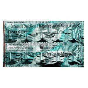 エソファグ D, ドンペリドン 30mg / エソメプラゾール 40mg, カプセル, シート情報