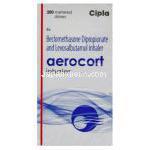 ベクロメタゾン / レボサルブタモール, Aerocort, 20 mdi 50mcg 50 mcg 吸入剤 (Cipla)