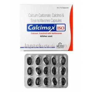 カルシマックス ISO (炭酸カルシウム/ カルシトリオール/ 大豆イソフラボン)