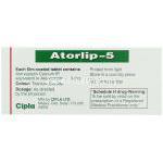 アトルバスタチン (リピトール ジェネリック) , Atorlip 5 mg 成分