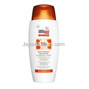 セバメド マルチプロテクトサンローション, Spf 50+ 日焼け止めローション, 150 ml, ボトル