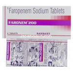 ファロネム Faronem, ファロム ジェネリック,  ファロペネム 200mg 錠 (Ranbaxy)