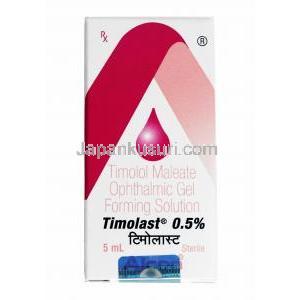 チモラスト Timolast, マレイン酸チモロール, 0.5% 5ml 点眼薬 (Alcon Laboratories)