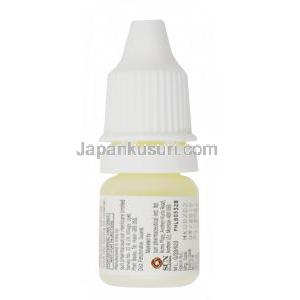 ネパラクト点眼薬, ネパフェナク, 0.1%, 5ml, ボトル裏面