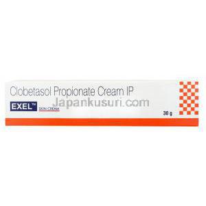 エクセル クリーム (クロベタゾール) 0.05% 30g 箱