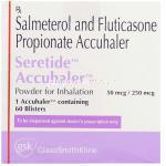 サルメテロール / プロピオン酸フルチカゾン , セレタイドアキュヘラー Seretide , 25mcg /250mcg 60定量 吸