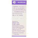 ブリモニジン酒石酸塩（アルファガン）2mg/ml 5ml 点眼薬 箱 (Allergan) 製造者情報