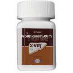 エンテカビル, X-VIR,  1mg 錠 (Natco) ボトル