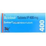 アシクロビル, ゾビラックス, 400MG 錠 (GSK) 箱