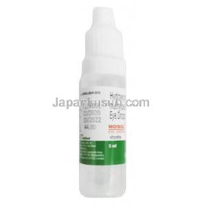 モイソル 点眼薬 (ヒドロキシプロピルメチルセルロース) 5ml 点眼ボトル側面