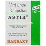 アーテスネート（ファルシゴ ジェネリック）, アルティル Astir 60mg 注射 (Rnbaxy) 箱