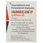 インドメタシン / アセトアミンフェン, Inmecin-P,  25MG/ 325MG カプセル (E.M. Pharma) 製造者情報