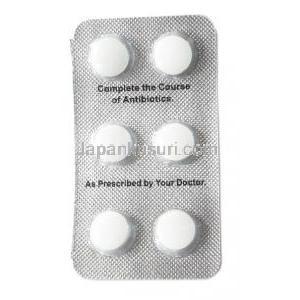 アジー, アジスロマイシン 250mg, 製造元 Cipla, シート