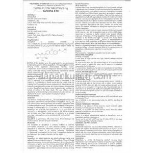 ダパベル, ダパグリフロジン 10mg,製造元： Intas Pharmaceuticals,商品説明書-１