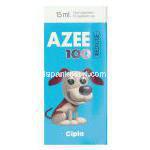 アジスロマイシン, AZEE REDIUSE , 100mg 15ml 内服懸濁液 (Cipla) 箱