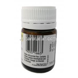 フロリネフ Florinef, フルドロコルチゾン 0.1mg , 100錠（ボトル入り）,製造元： Aspen Pharma,ボトル情報, 製造日, 消費期限