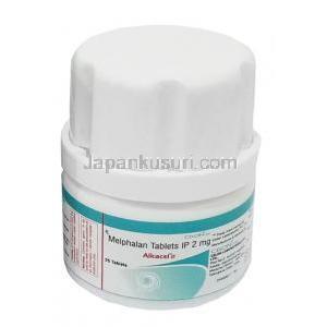 アルカセル, メルファラン2mg, 25 錠, 製造元：Celon Laboratories Ltd, ボトル