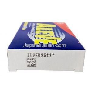 アリーブ,ナプロキセン 220 mg, 製造元：Bayer,箱側面