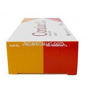 コララン,イバブラジン 5mg, 製造元：Serdia Pharmaceuticals, 箱側面