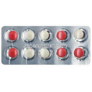 アムロバスXM,アムロジピン 5mg/ メトプロロール 50mg, 製造元：Macleods Pharmaceuticals Pvt Ltd, シート